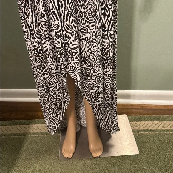 Jennifer Lopez brown high low maxi dress size large - Picture 4 of 7